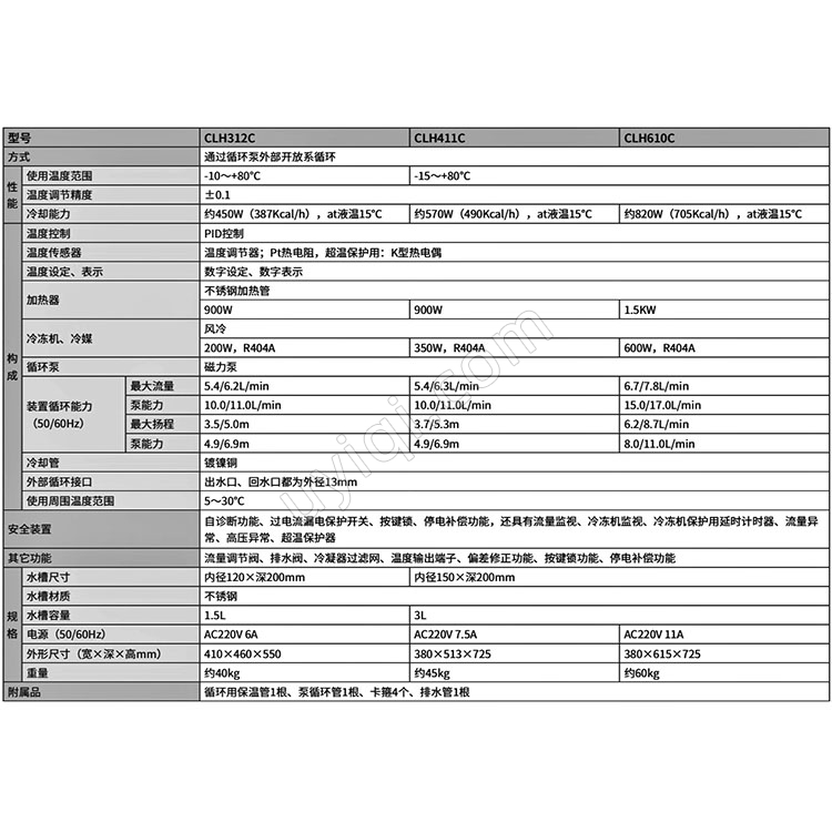 雅馬拓精密恒溫水循環(huán)裝置CLH312C/411C/610C