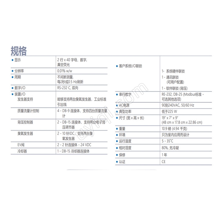 美國(guó)Teledyne API臭氧發(fā)生器控制器（SCI-552）