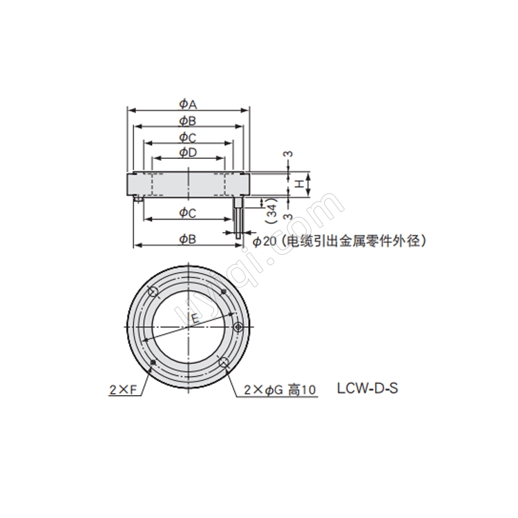 LCW-D-S墊圈式載荷傳感器日本KYOWA