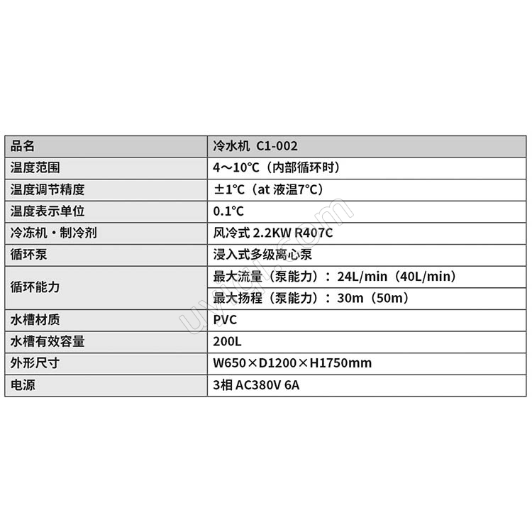 雅馬拓冷水機(jī)C1-002