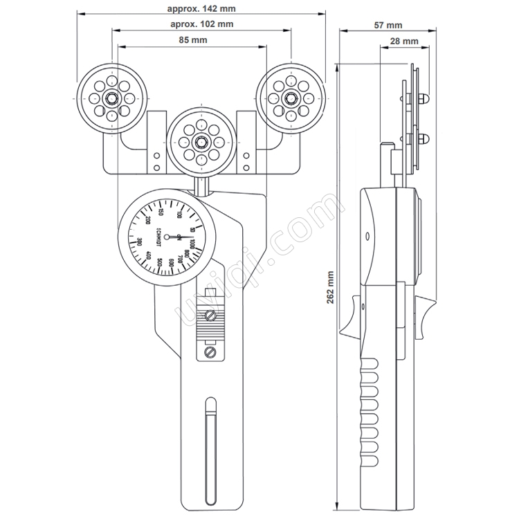 DXF-120張力計(jì)德國(guó)schmidt