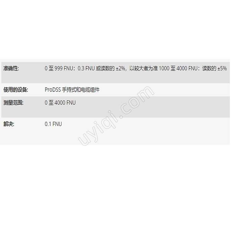 美國(guó)YSI濁度傳感器ProDSS