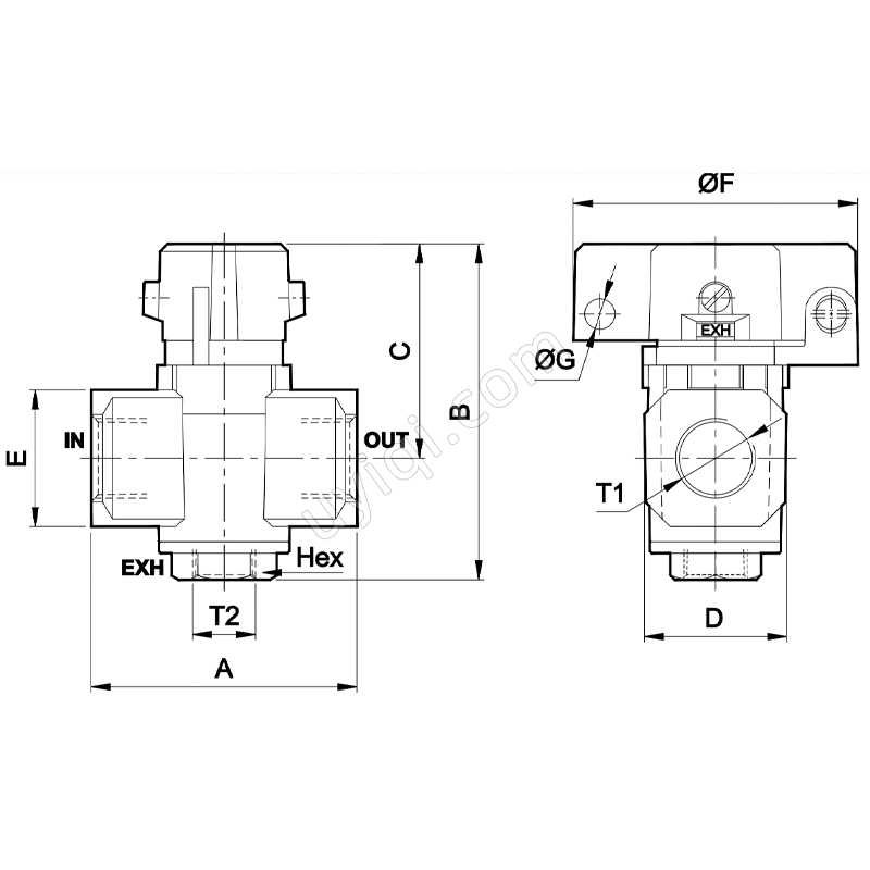 Janatics吉耐斯GS246L62截止閥