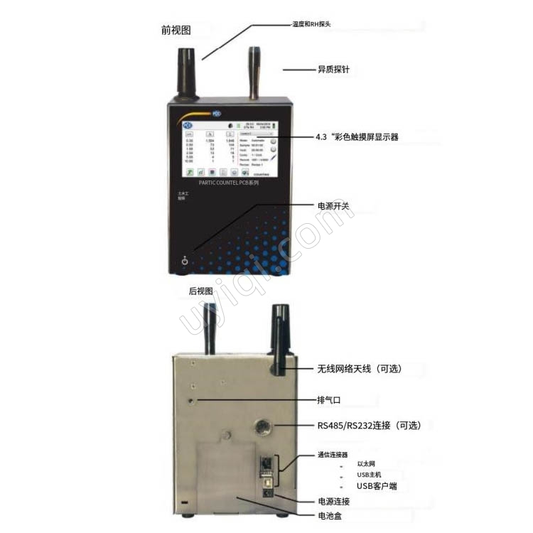 PCE-PQC20EU空氣質量計英國PCE