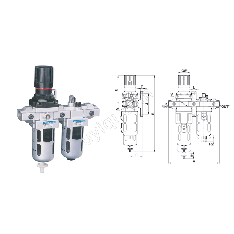 Janatics吉耐斯FRCLM156324-A模塊化FRL空氣制備單元